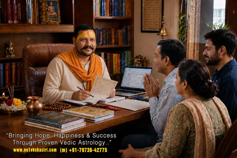 Pandit VK Shastri Best Vedic Astrologer Vashikaran Specialist Kala Jadu Specialist in India Punjab